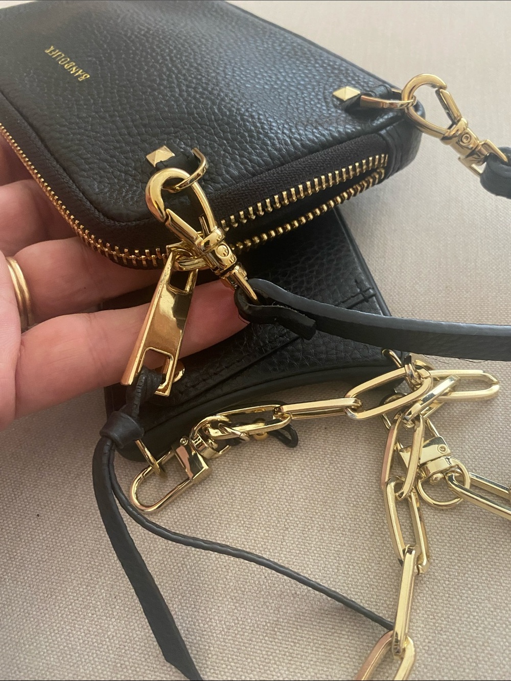 NWOT Bandolier Emma & Expanded Pouch (selling as a set) iPhone 11 + case chain - Picture 13 of 15